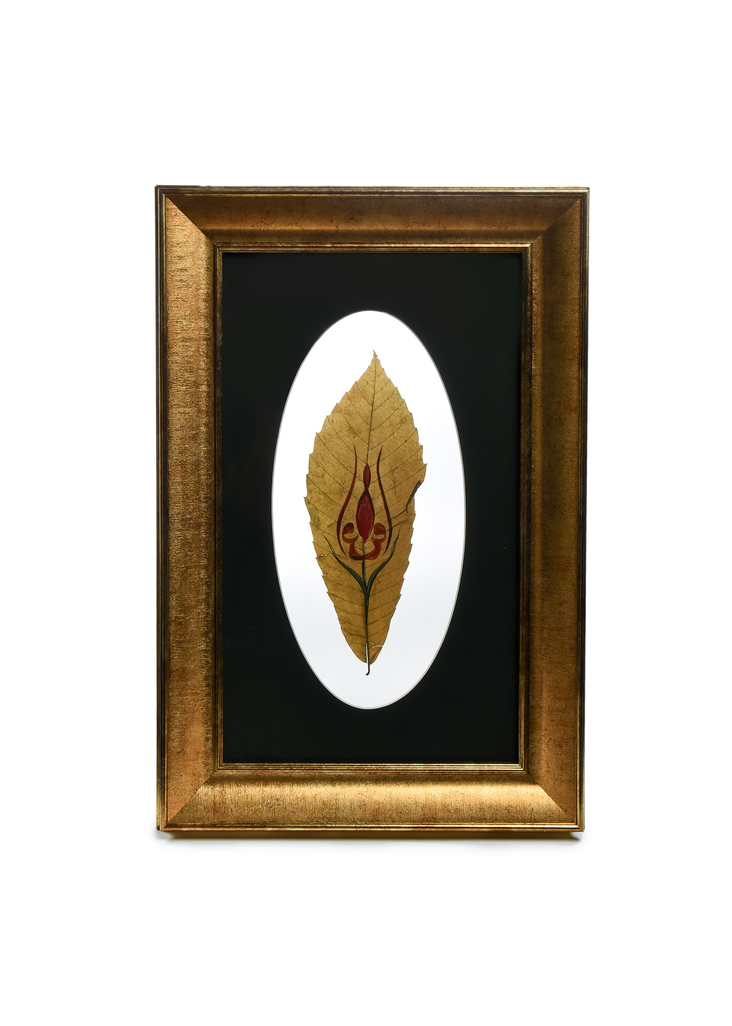 Golden Leaf Art Work