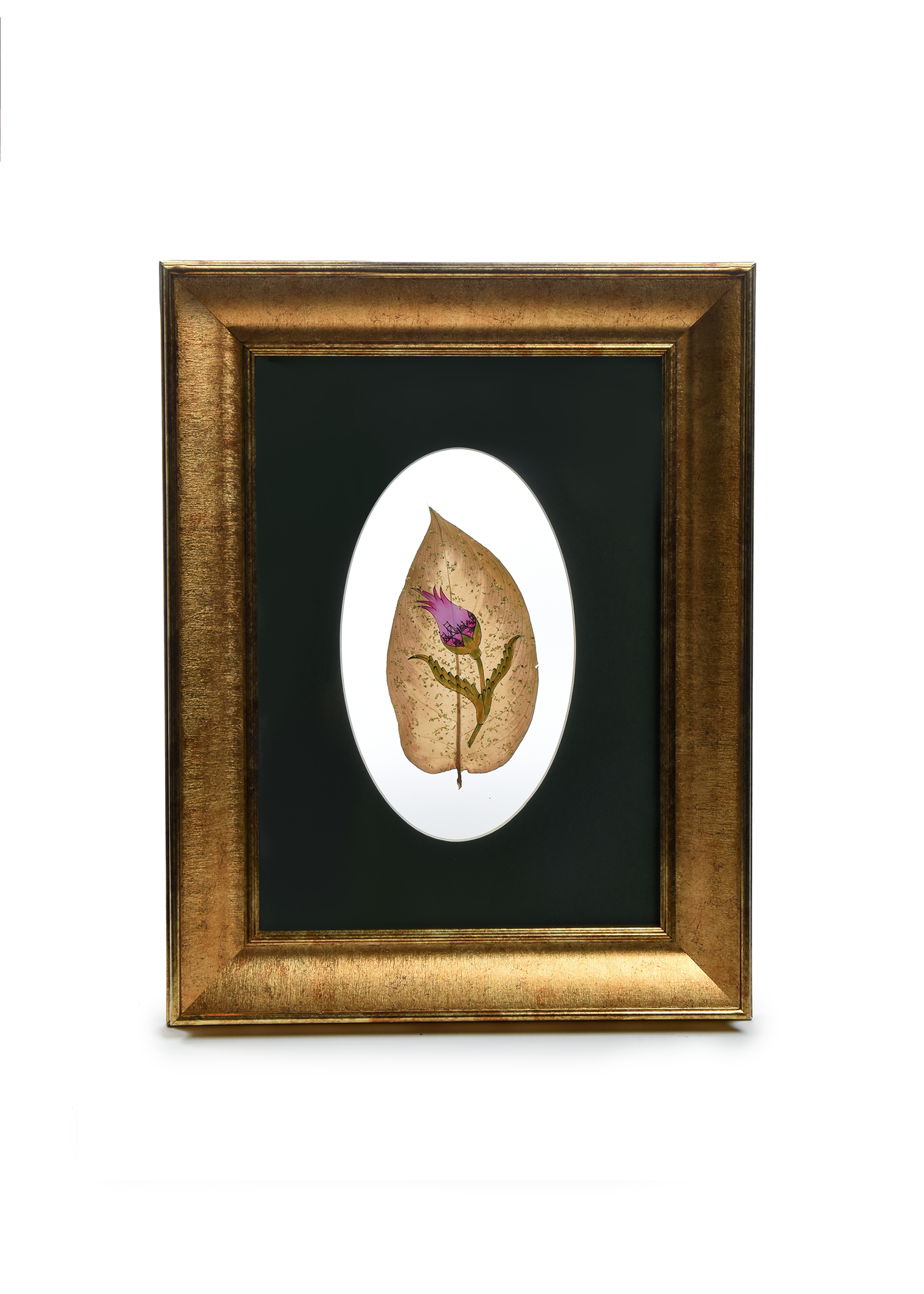 Golden Leaf Art Work