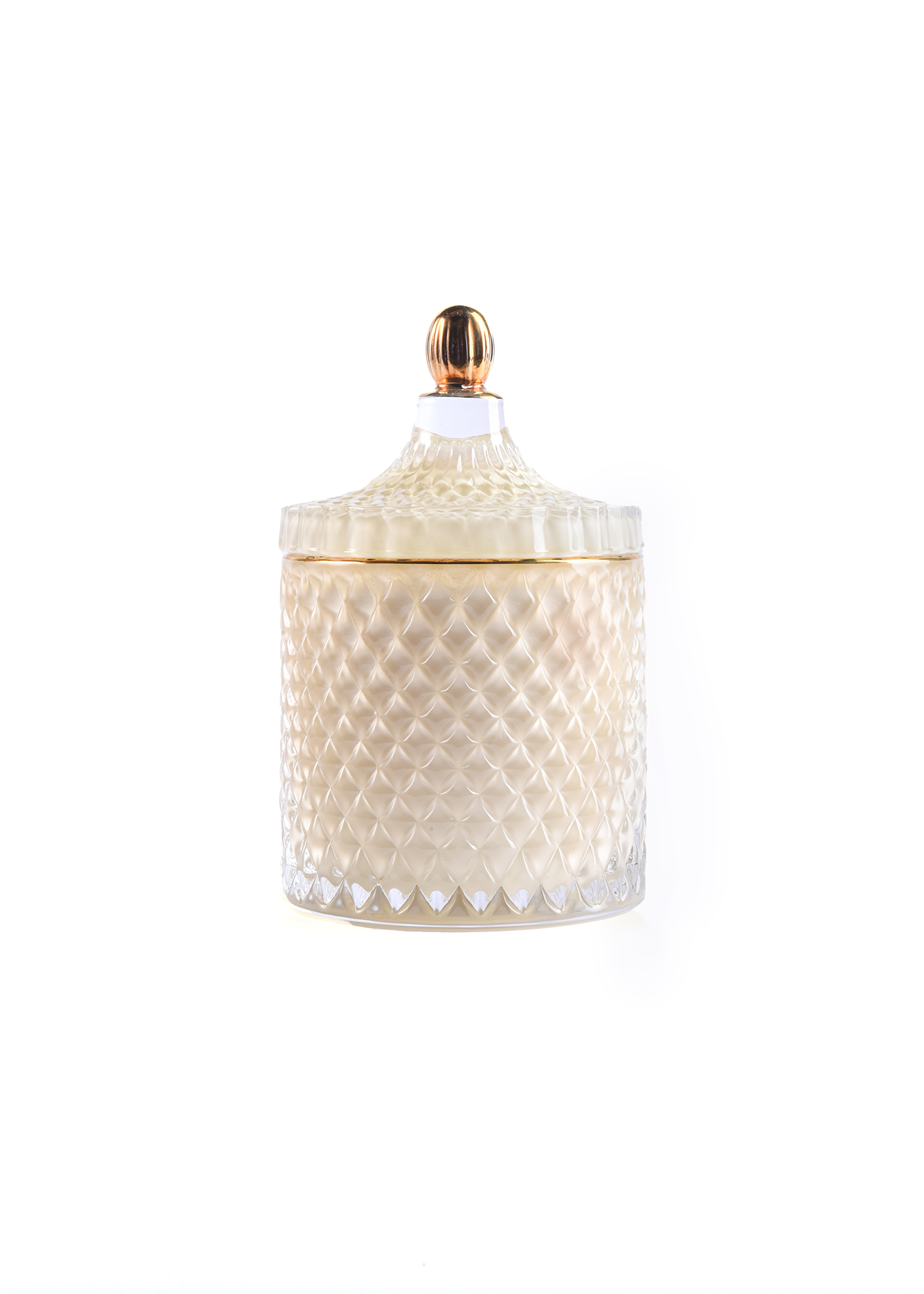 Cream Grand Art Deco Candle
