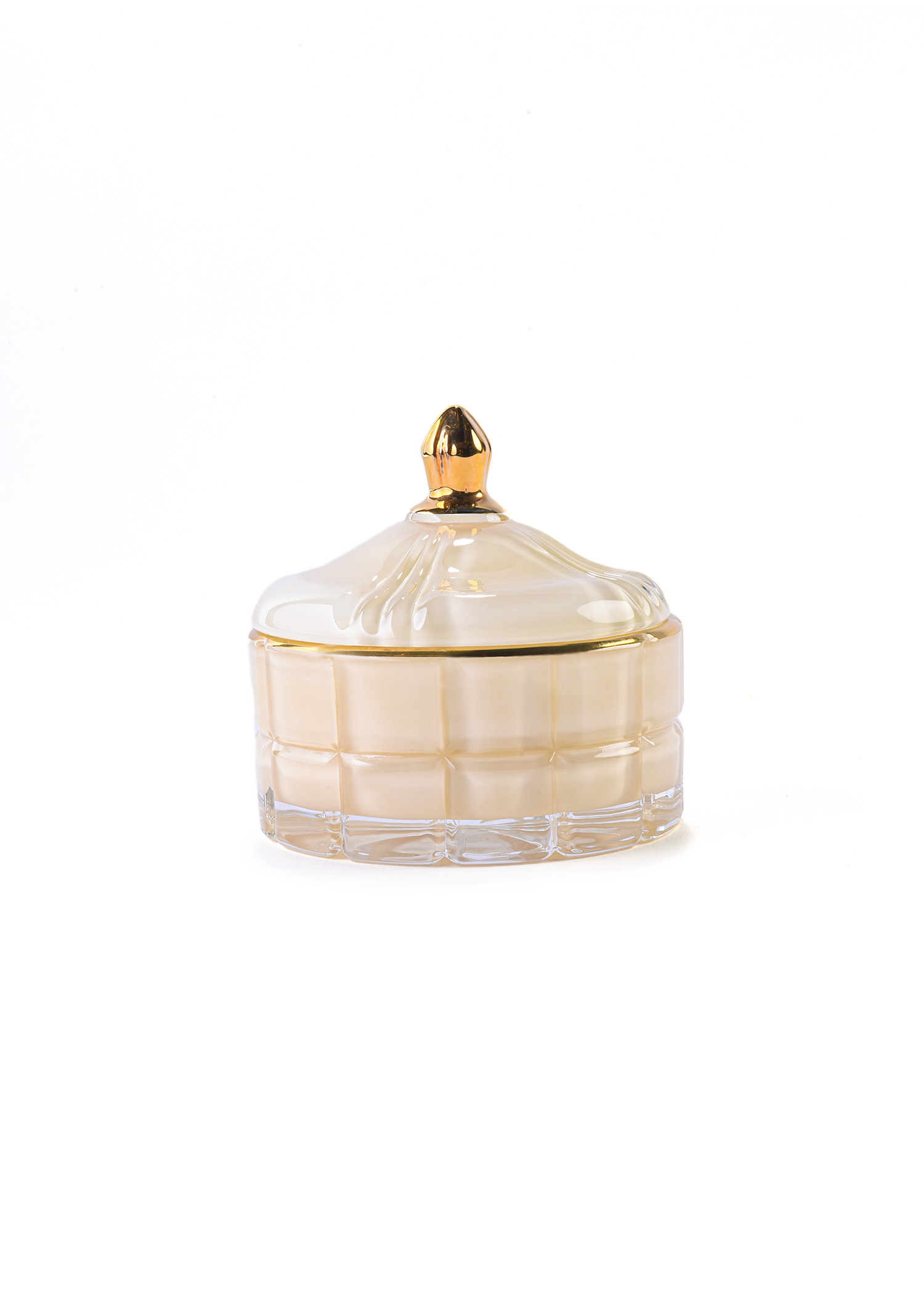 Cream Art Deco Candle