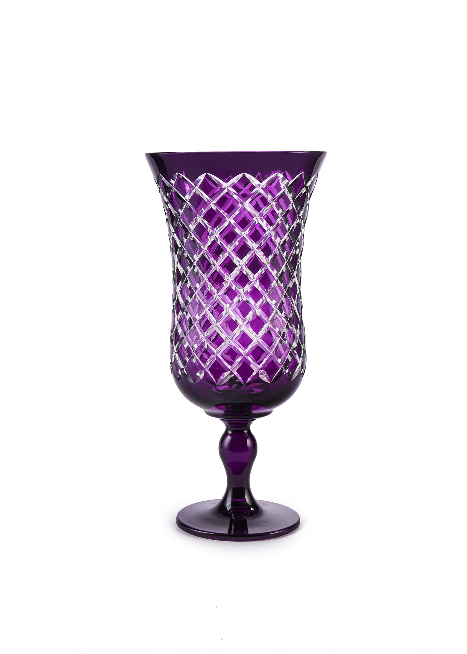 Tall Purple Vase 4