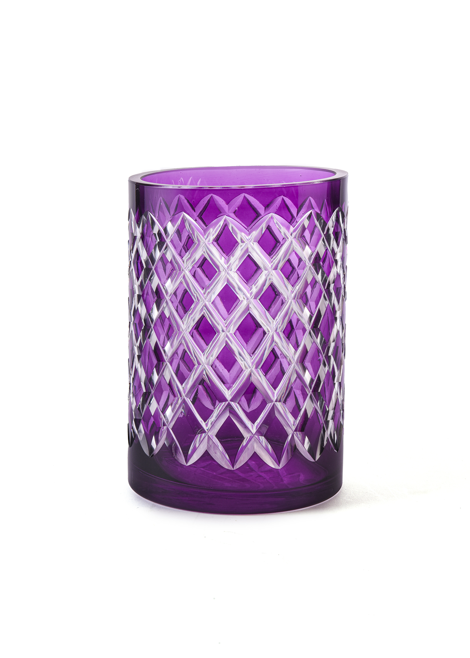 Purple Cylinder Pot 2