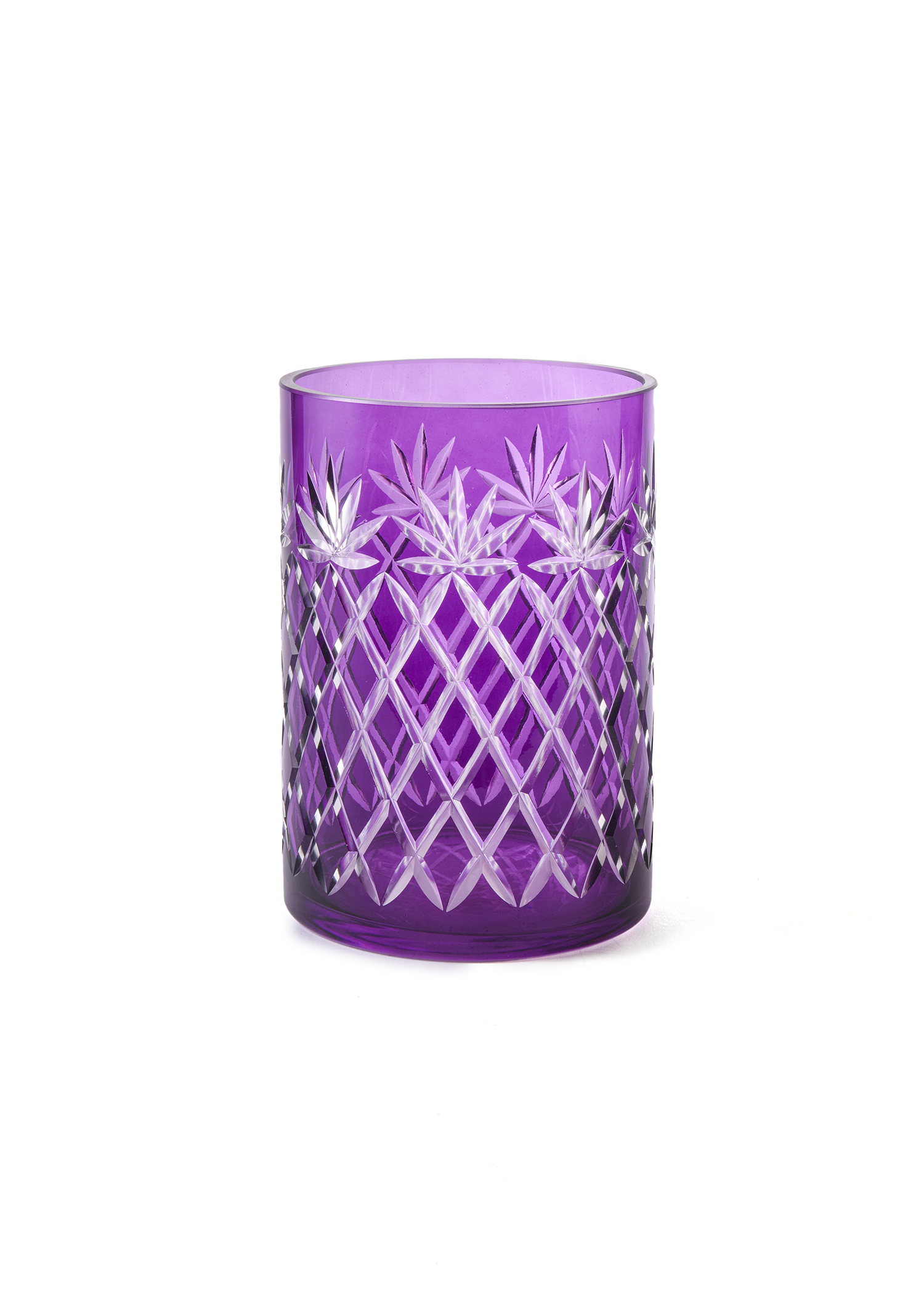 Purple Cylinder Pot 3