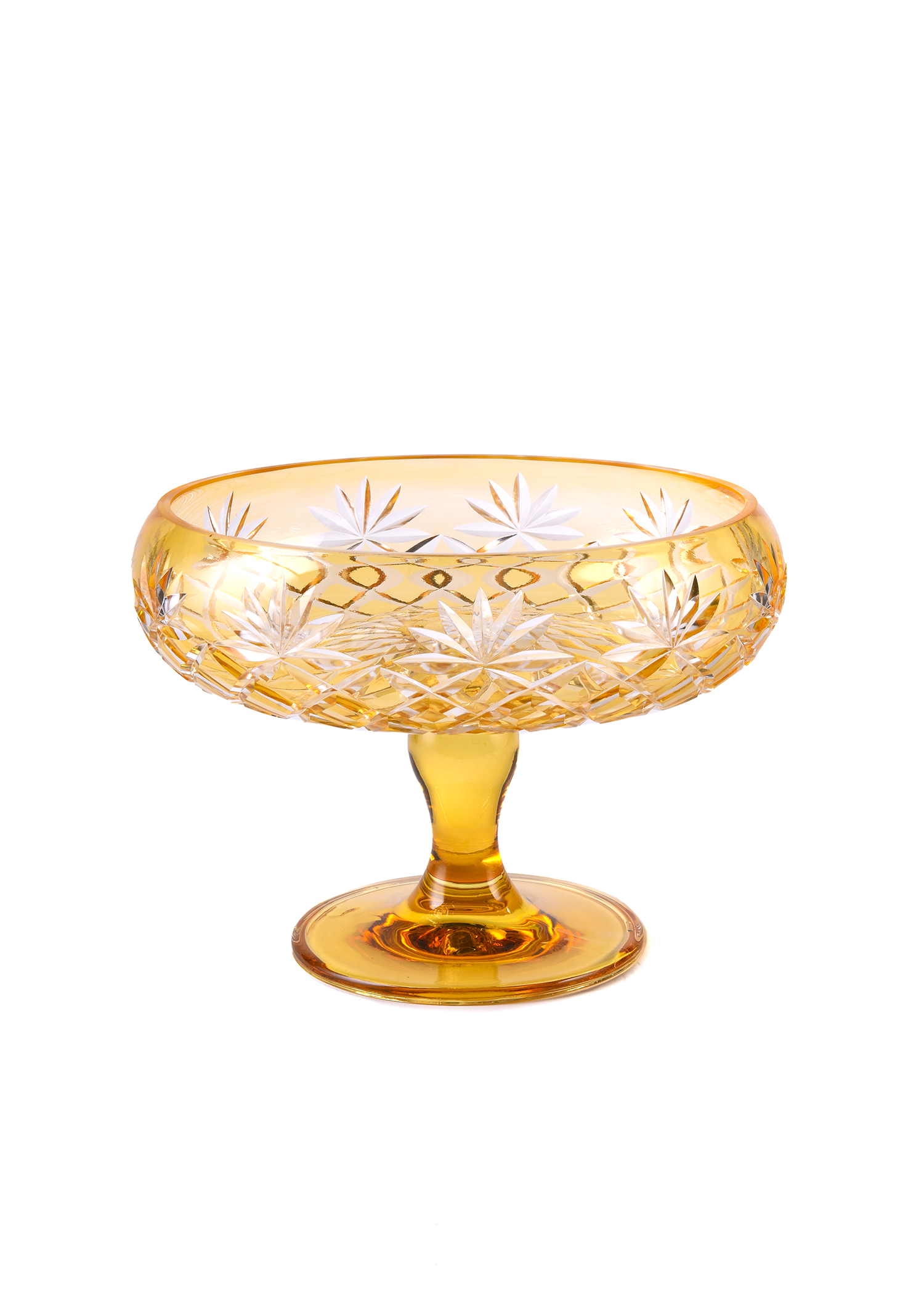 Yellow Raised Vase