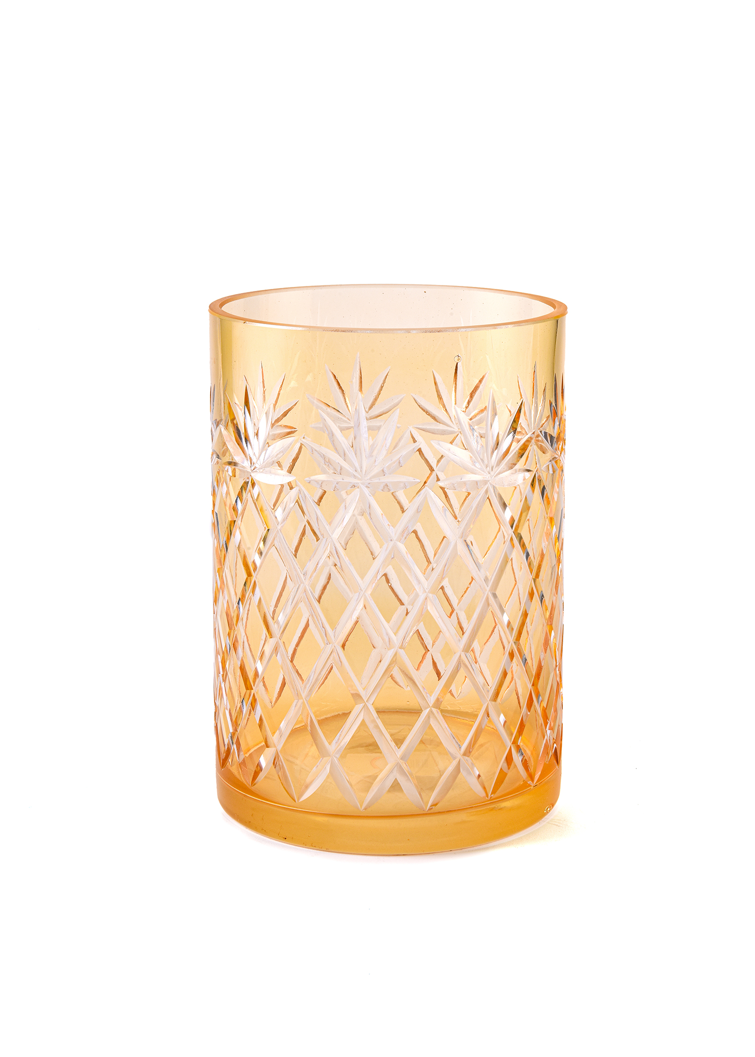 Yellow Cylinder Pot A
