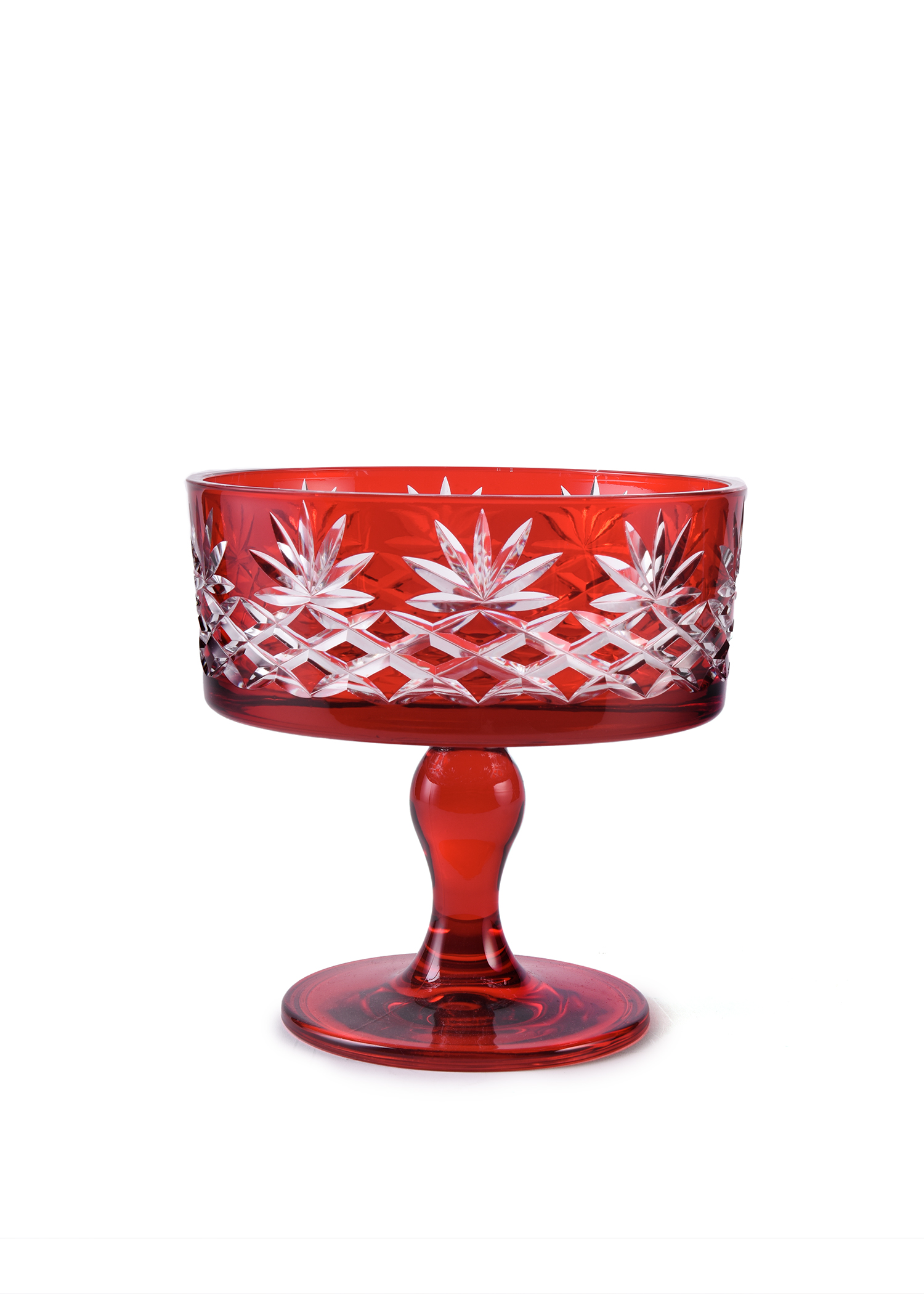Red Single Leg Vase Medium 1