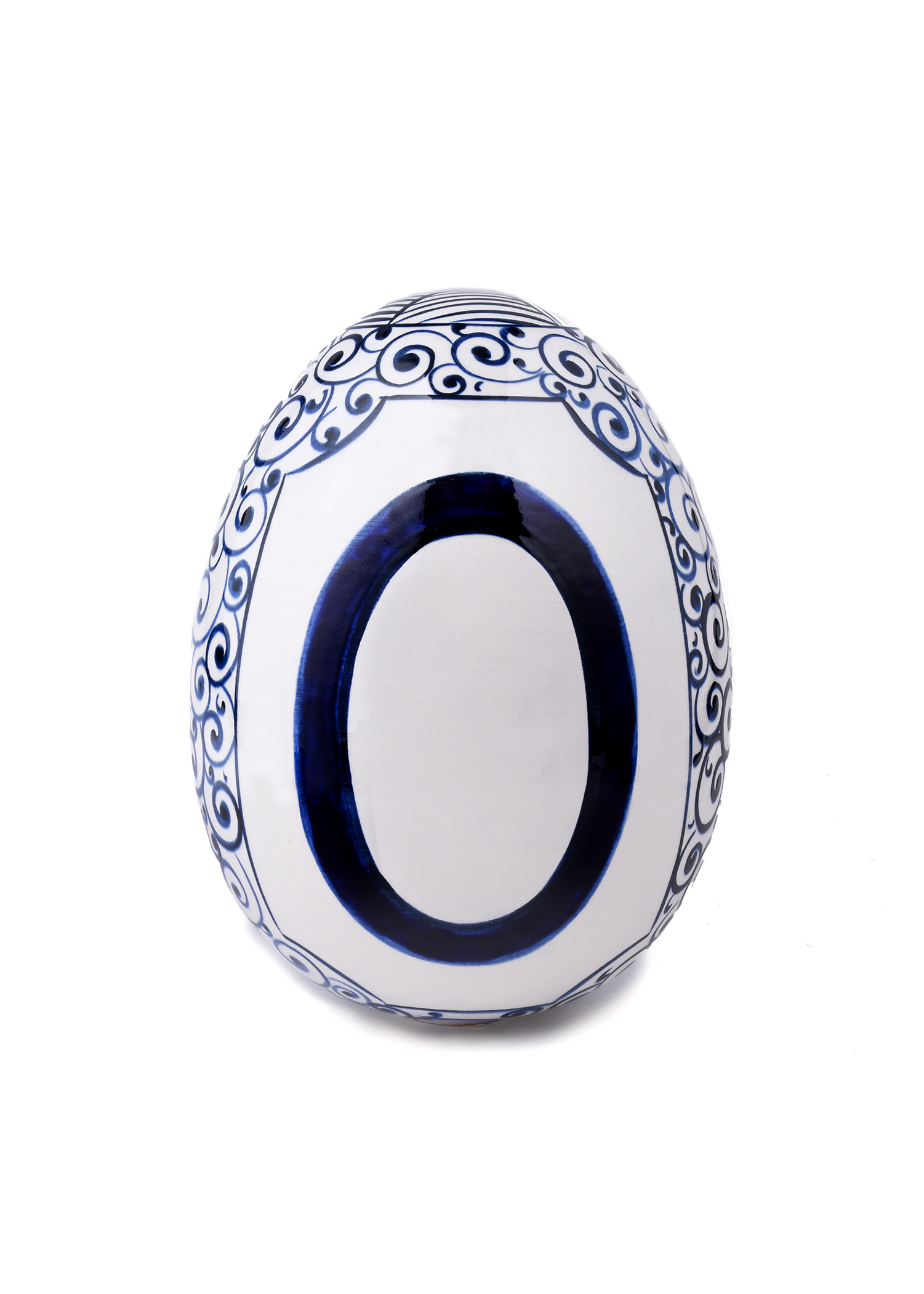 Lettered Blue Egg X Large