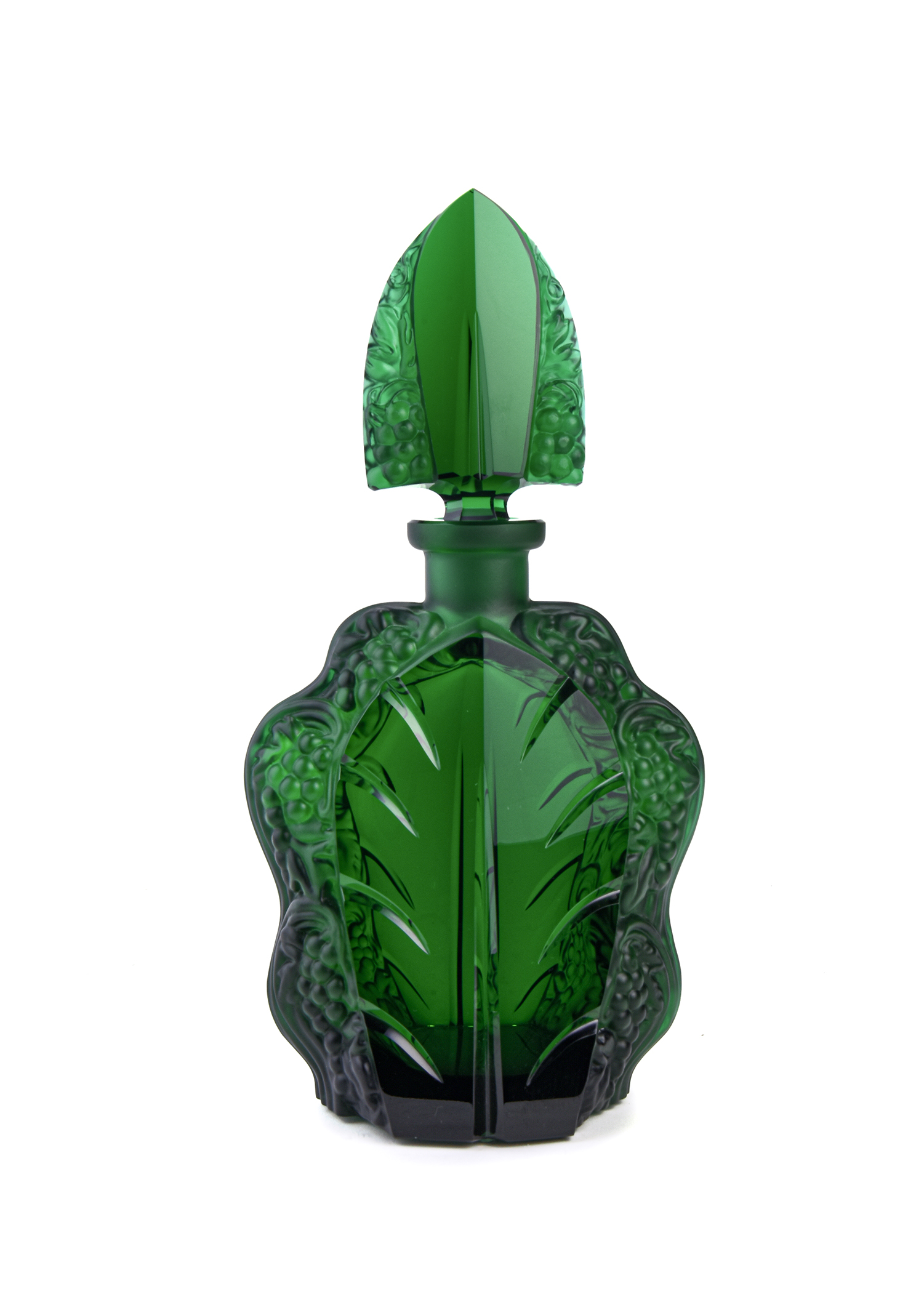 Green Bohemia Crystal Large
