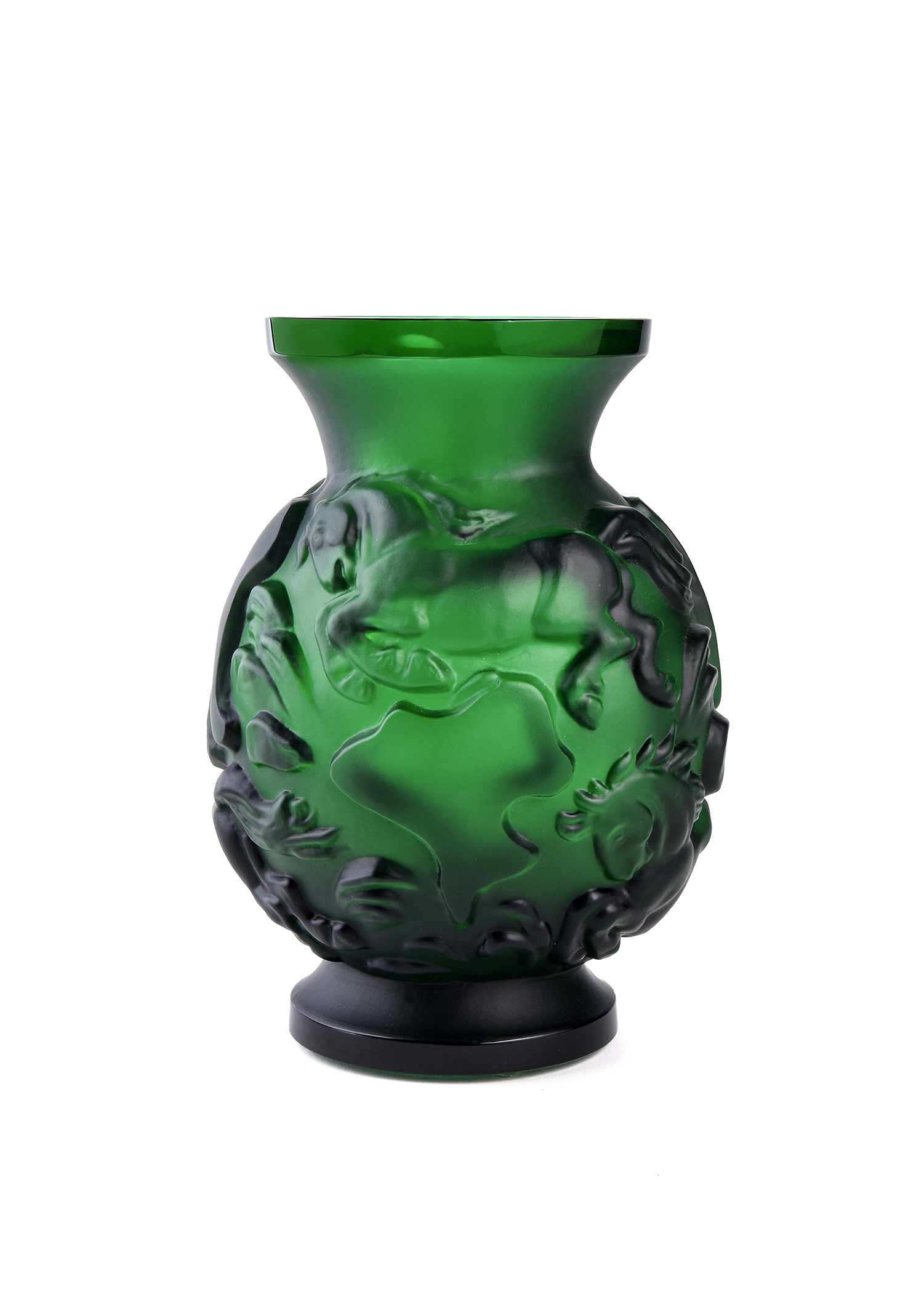Green Bohemia Crystal Vase