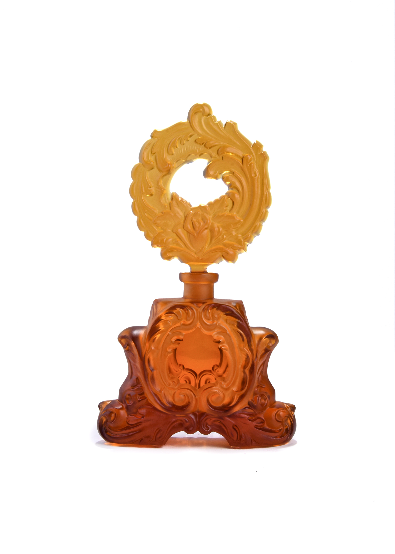 Amber Bohemia Crystal 
Medium