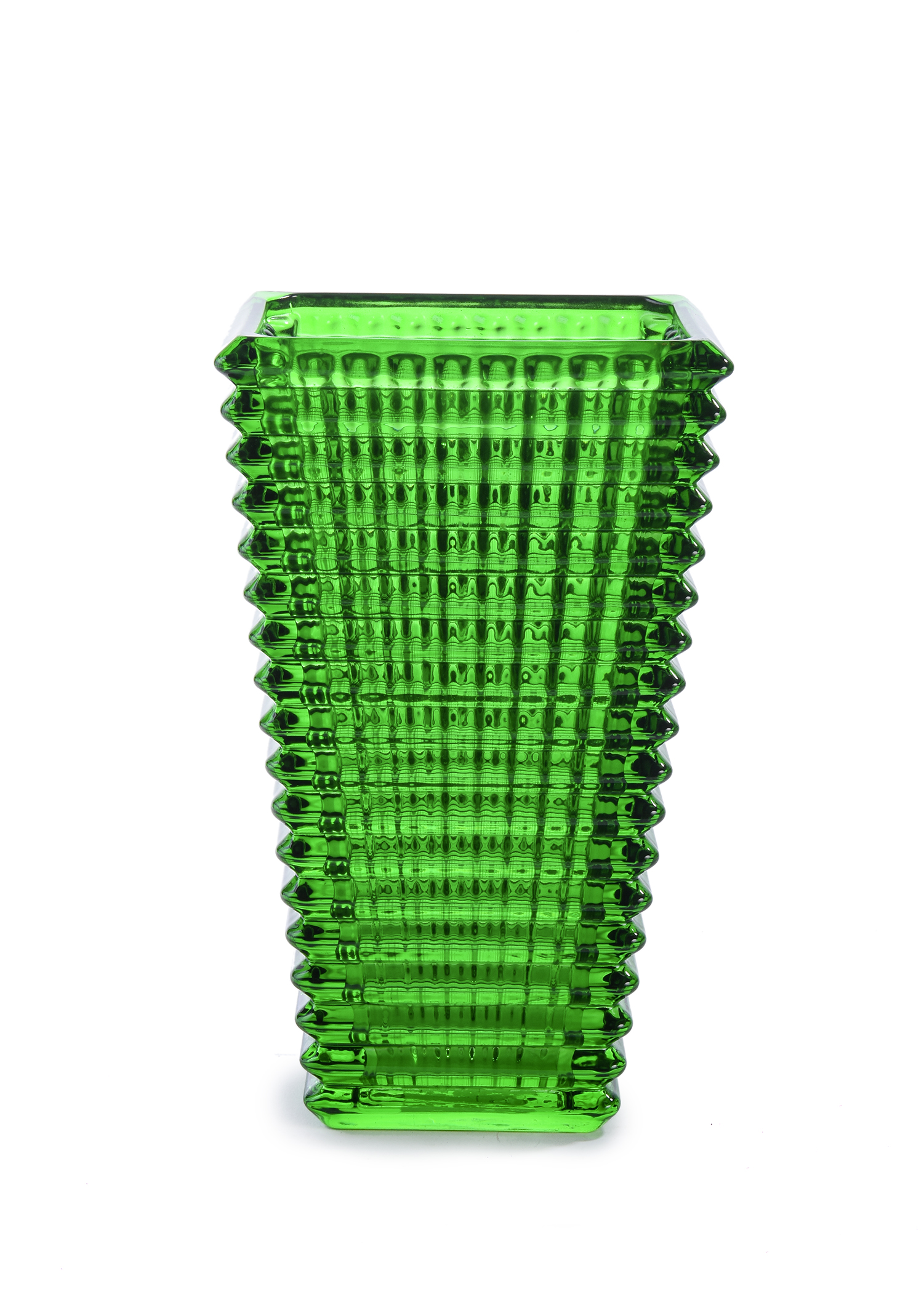 Large Textured Green Vase