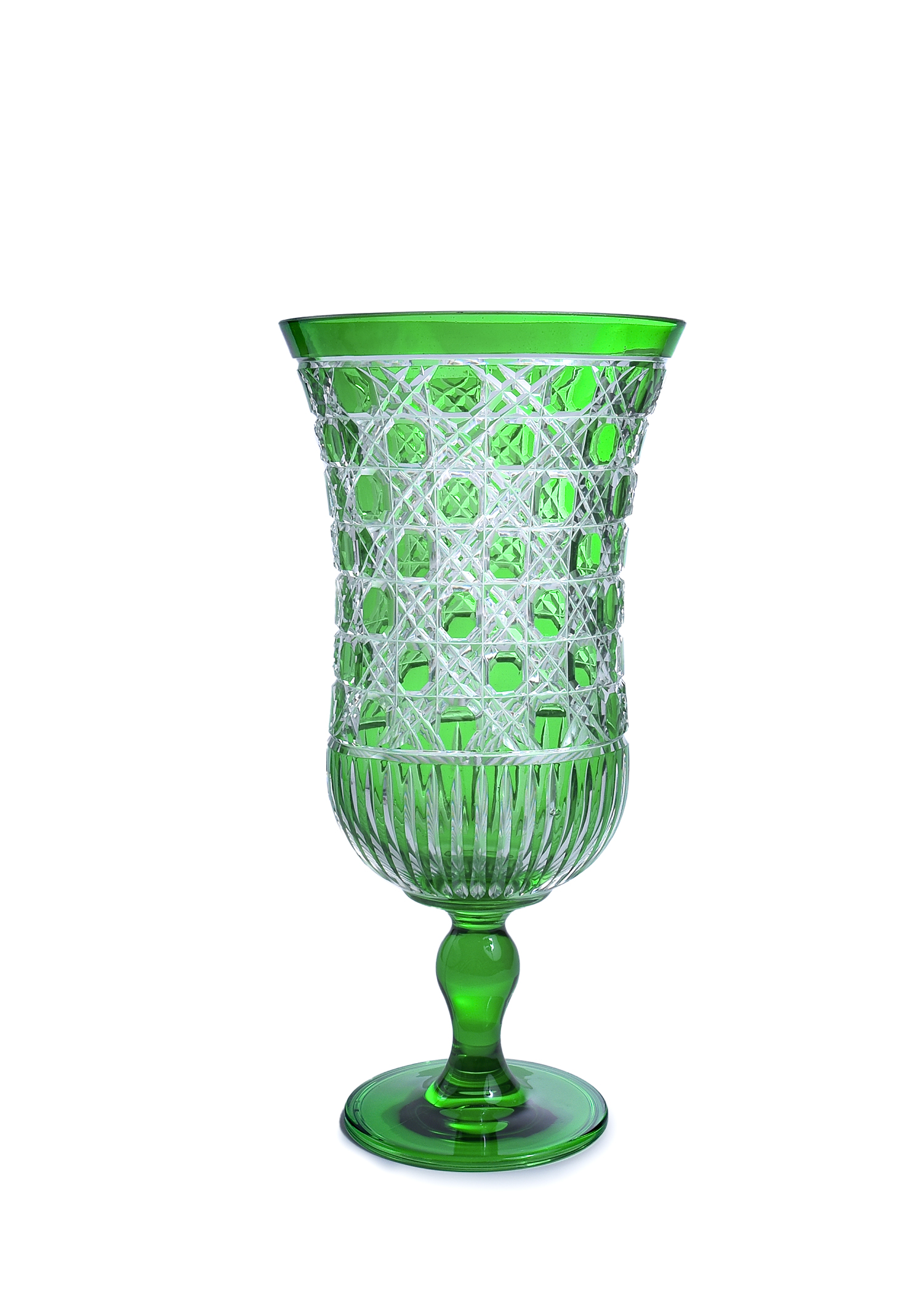 Tall Green Vase