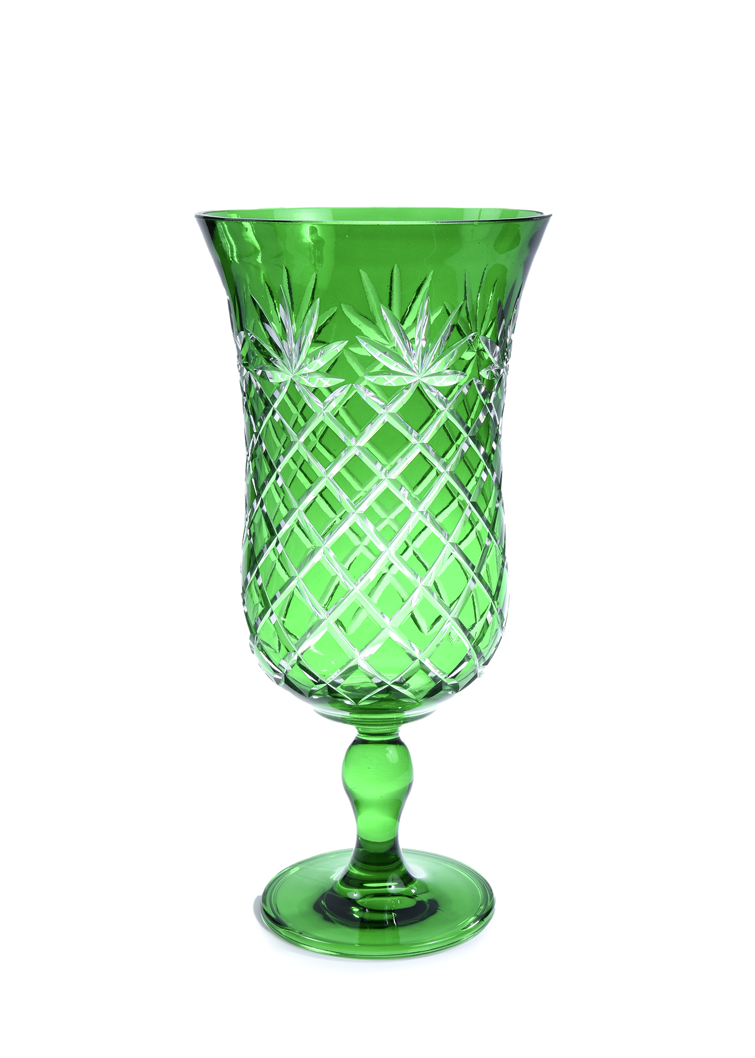Tall Green Vase 5