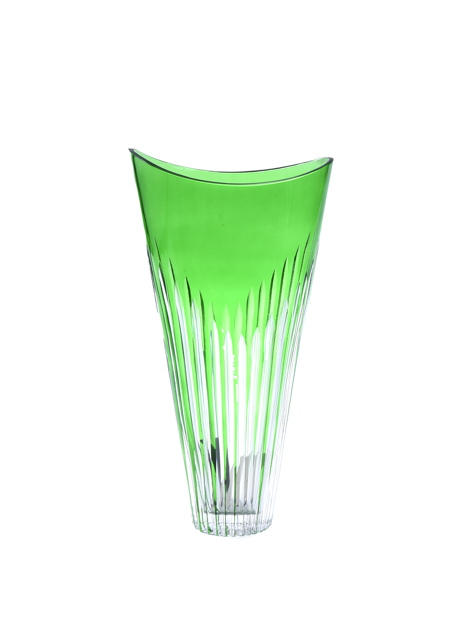 Green Glass Vase