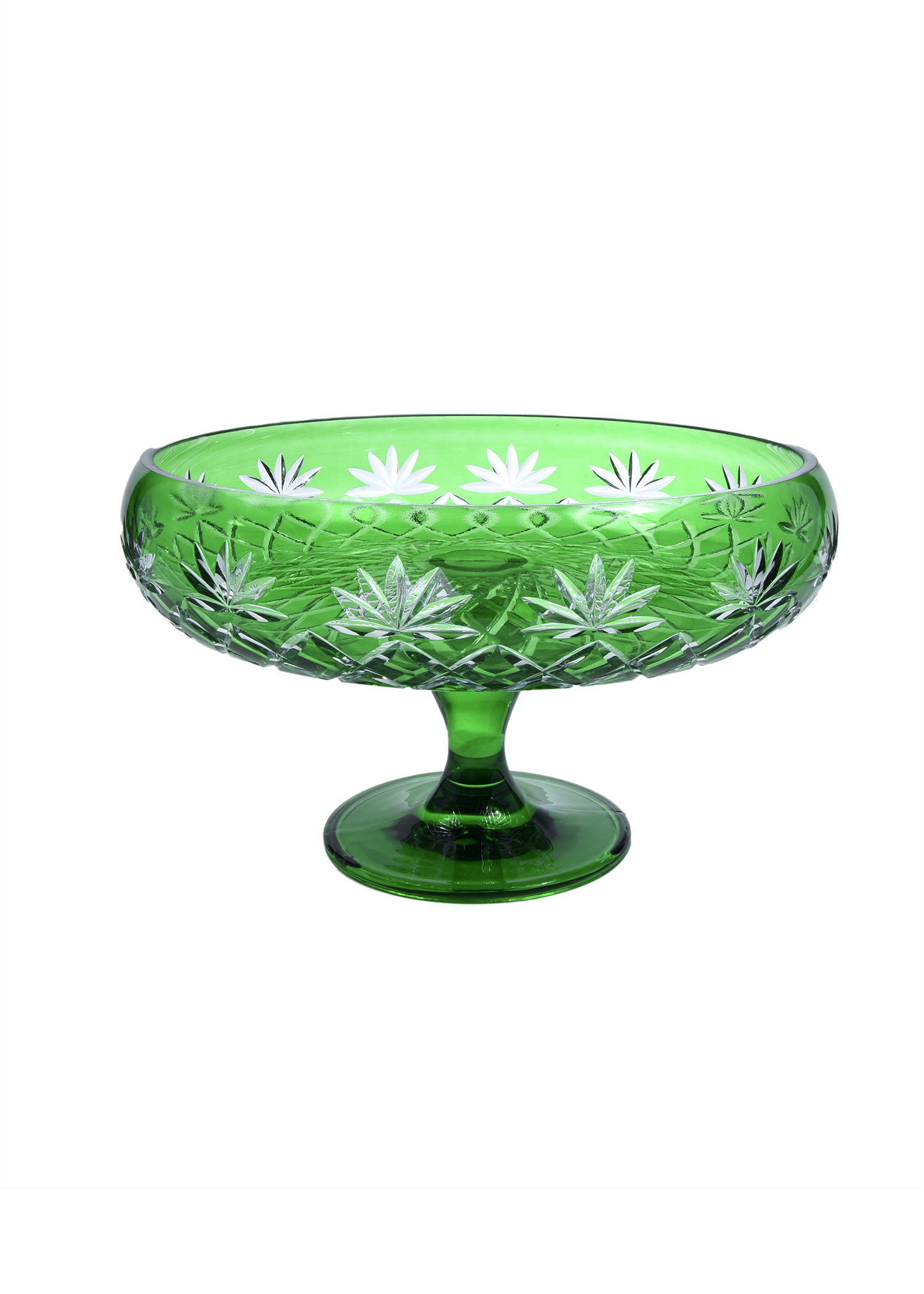 Green Single Leg Vase Medium 7