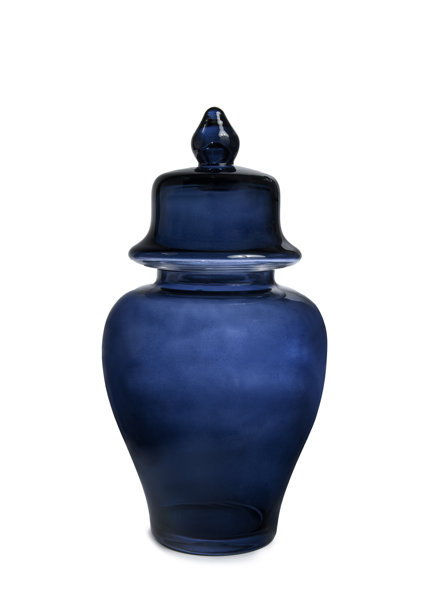 Navy Glass Jar Large