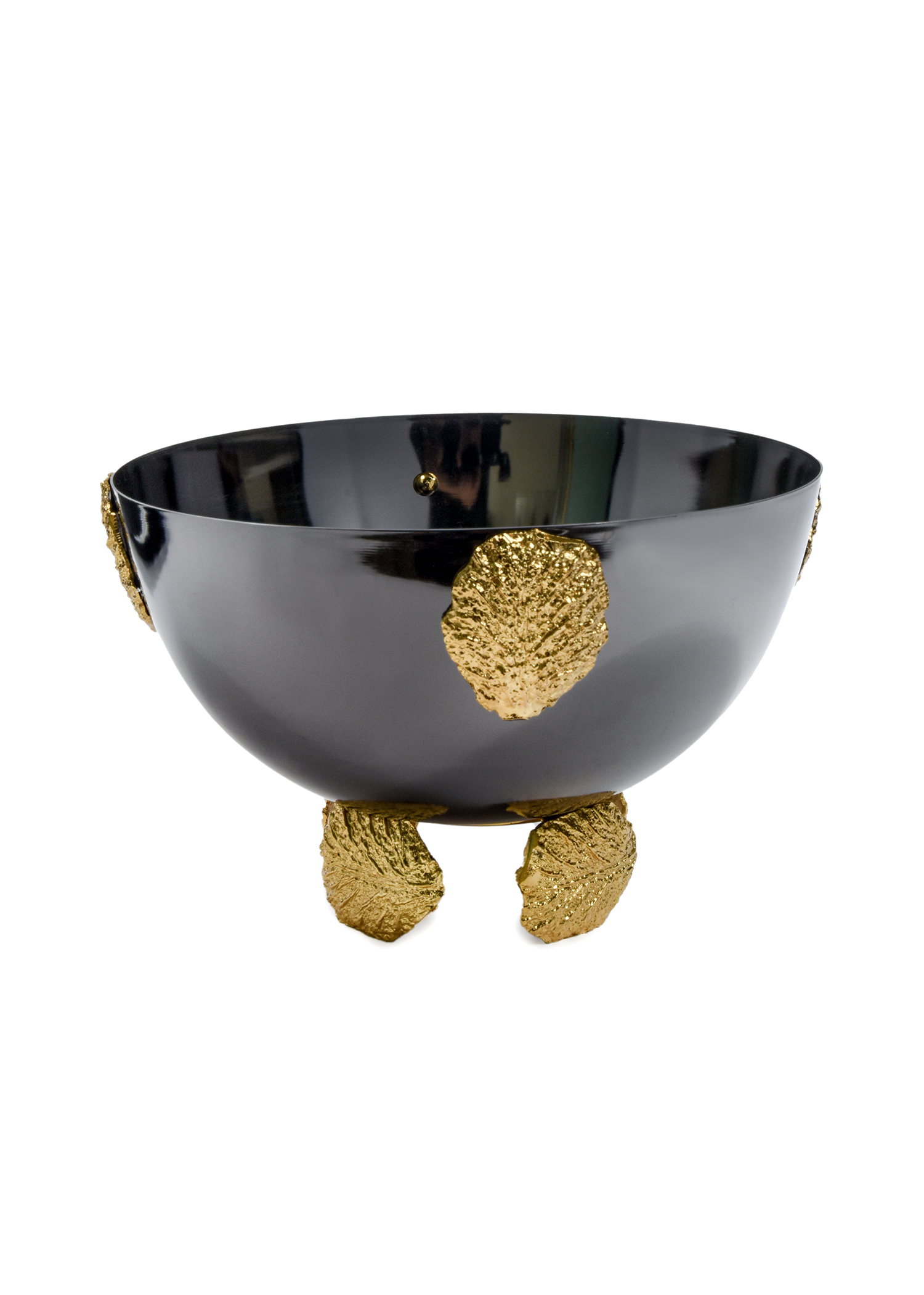 Black Circle Trat With Leaf Legs 
Medium
