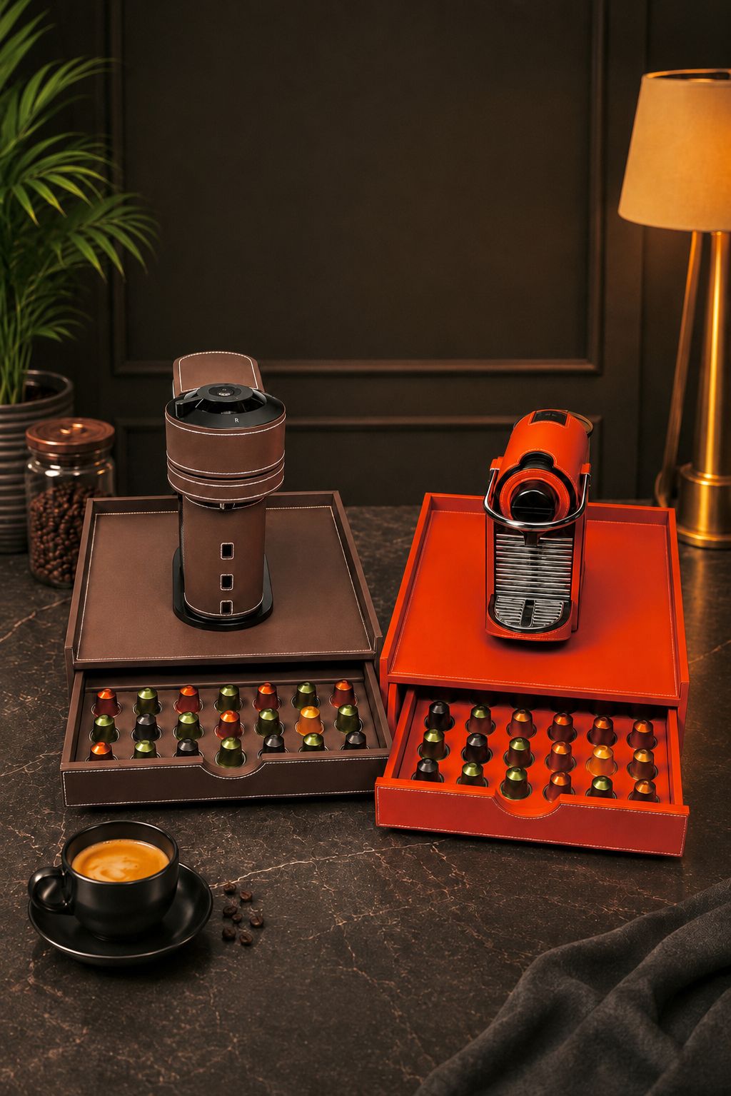 Coffee Machines & Trays