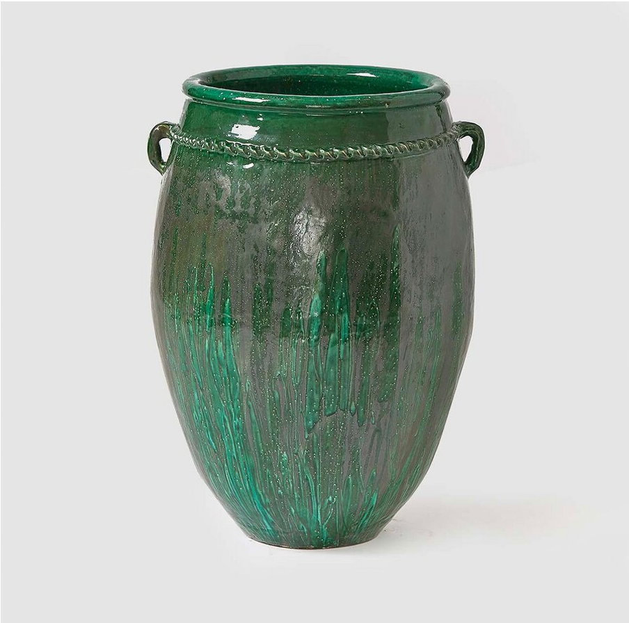 Green Anfora Vase