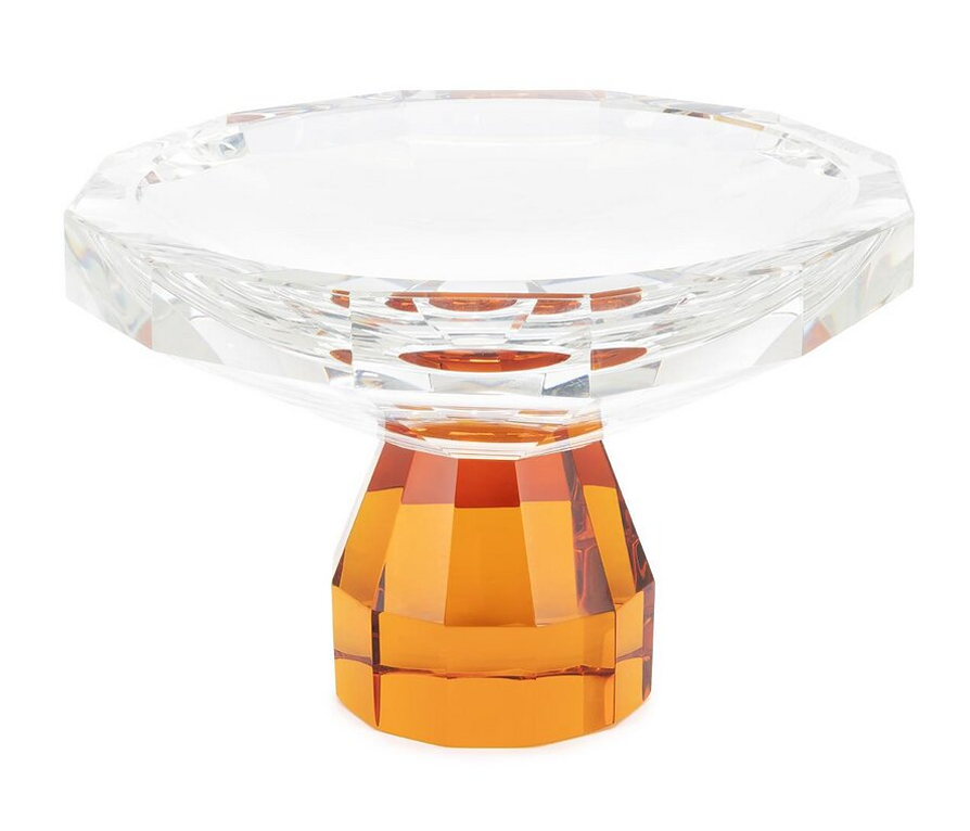 Crystal Plate Orange