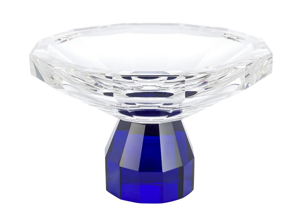 Crystal Plate Blue