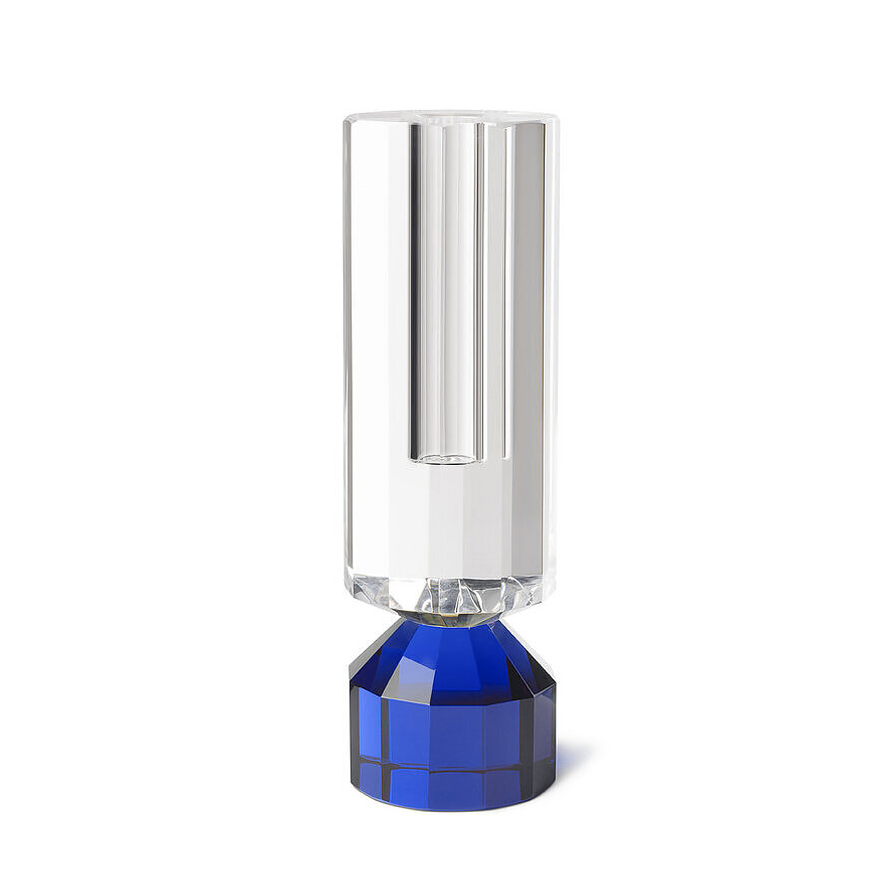 Vase Candy Blue Clear