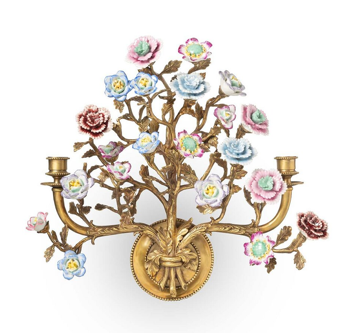 Floral Wall Candle Frame