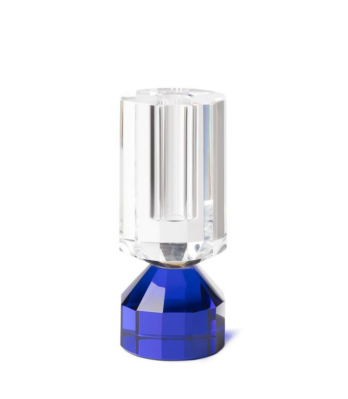 Vase Candy Blue Clear Small