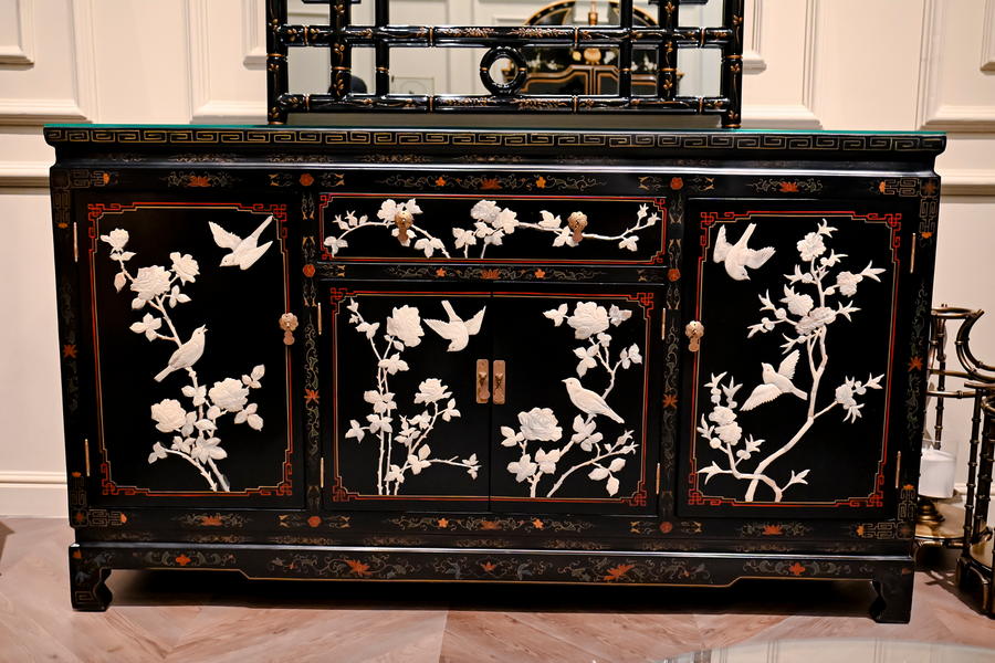 Black Antique Console