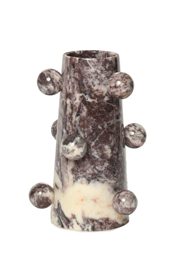 Purple Marbled Vase