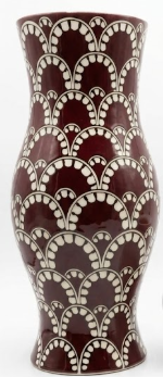 Bordo Ceramic Vase With Black And White Details Standard