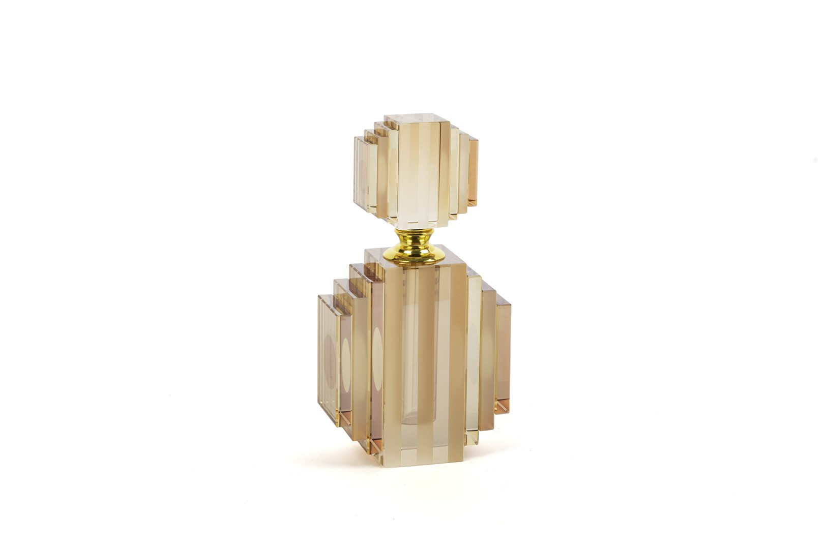 Faceted Crystal Decorative Bottle