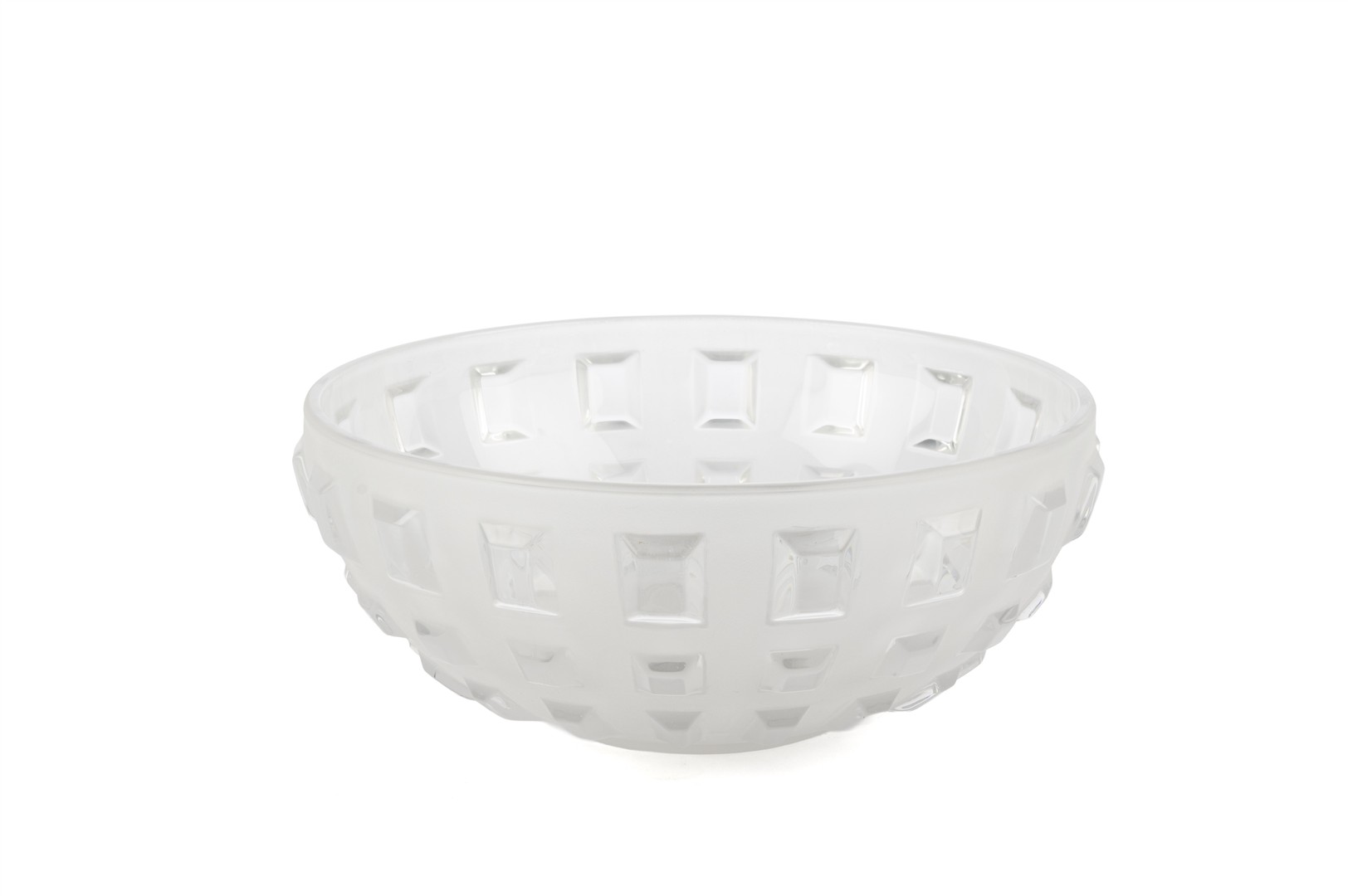 Embossed Crystal Decorative Bowl