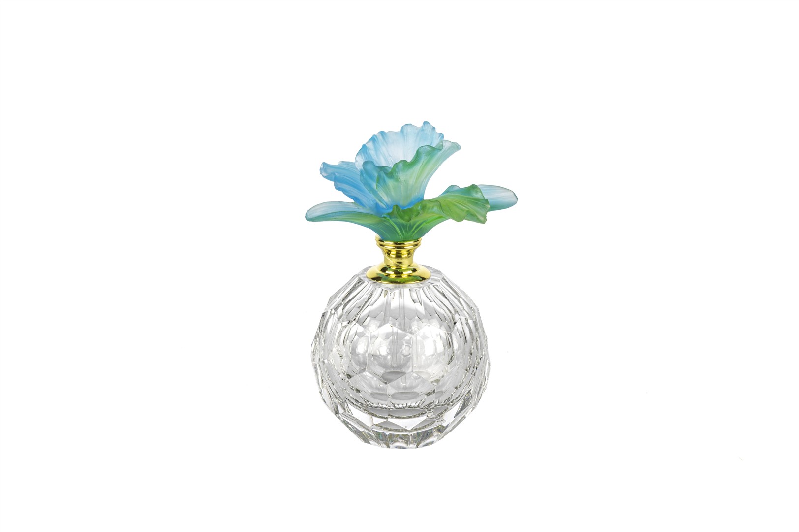 Blue-Green Decorative Perfume Bottle – Small