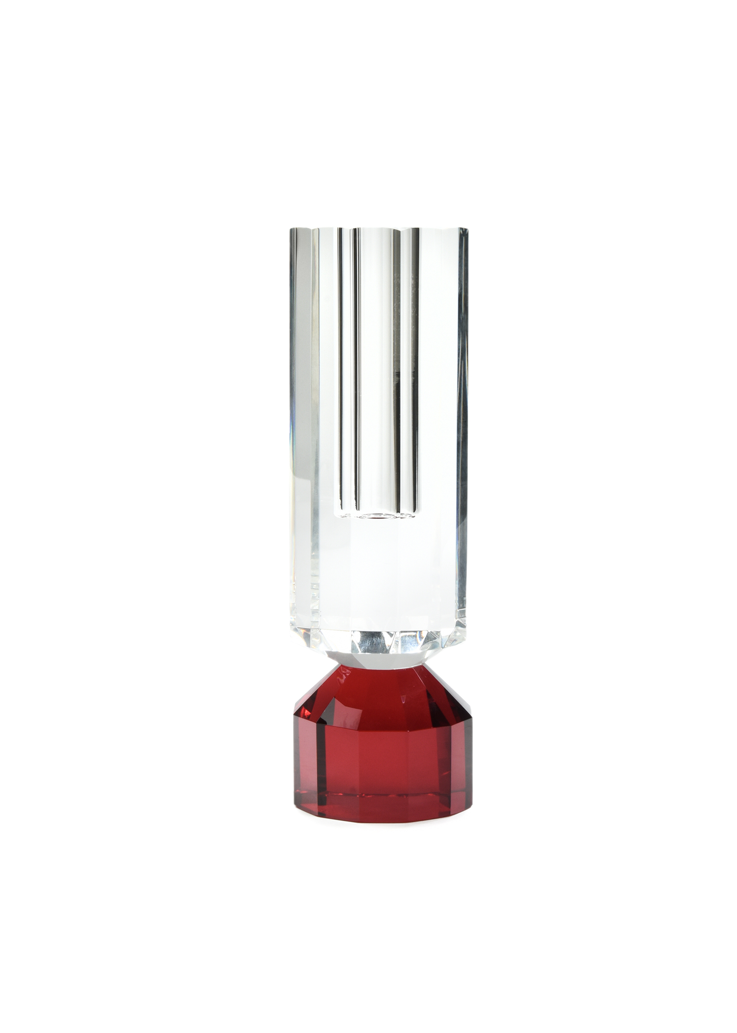 Crystal Vase Candy Red/C