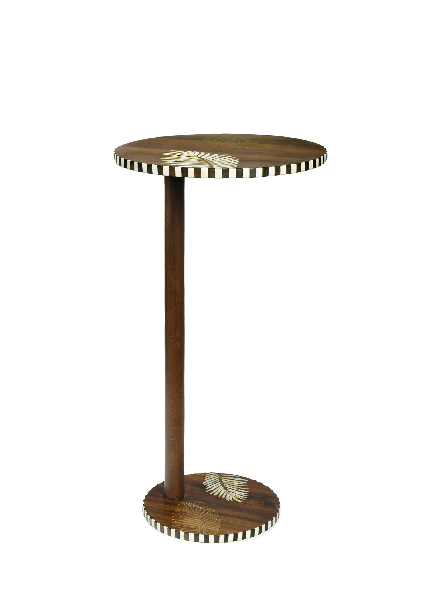 Mother Of Pearl Round Side 
Table
