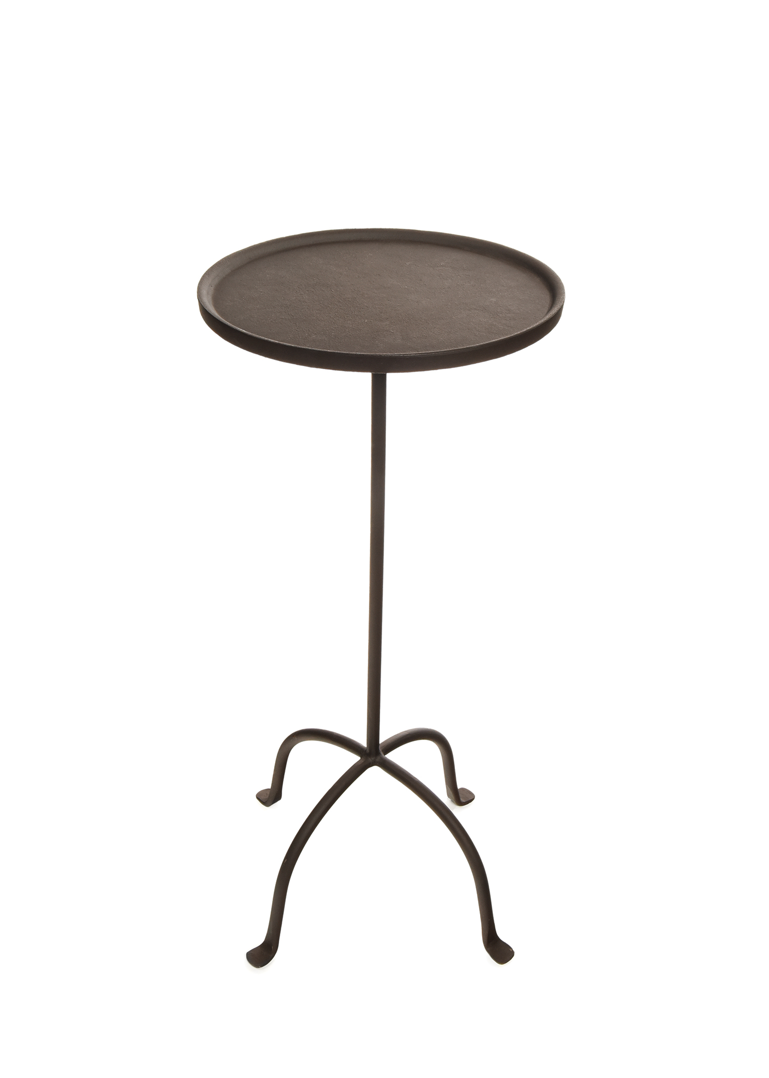 Full Black Simple Side Table 
Medium