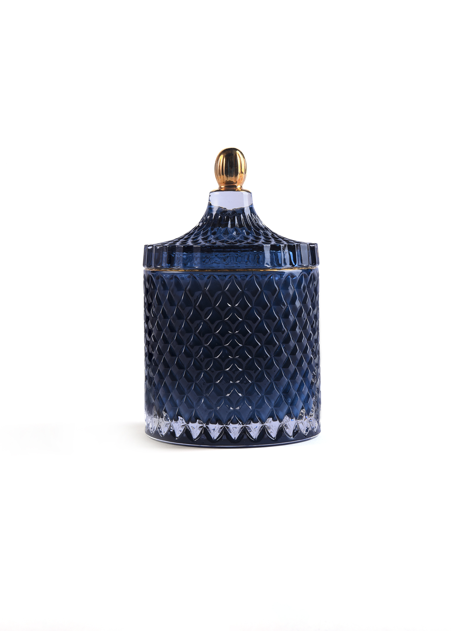 Navy Grand Art Deco Candle