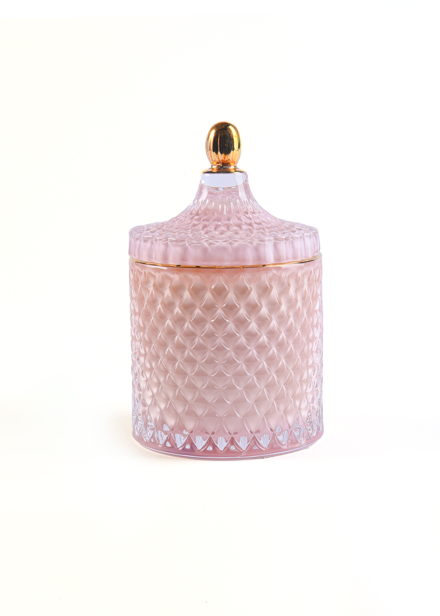 Pink Grand Art Deco Candle