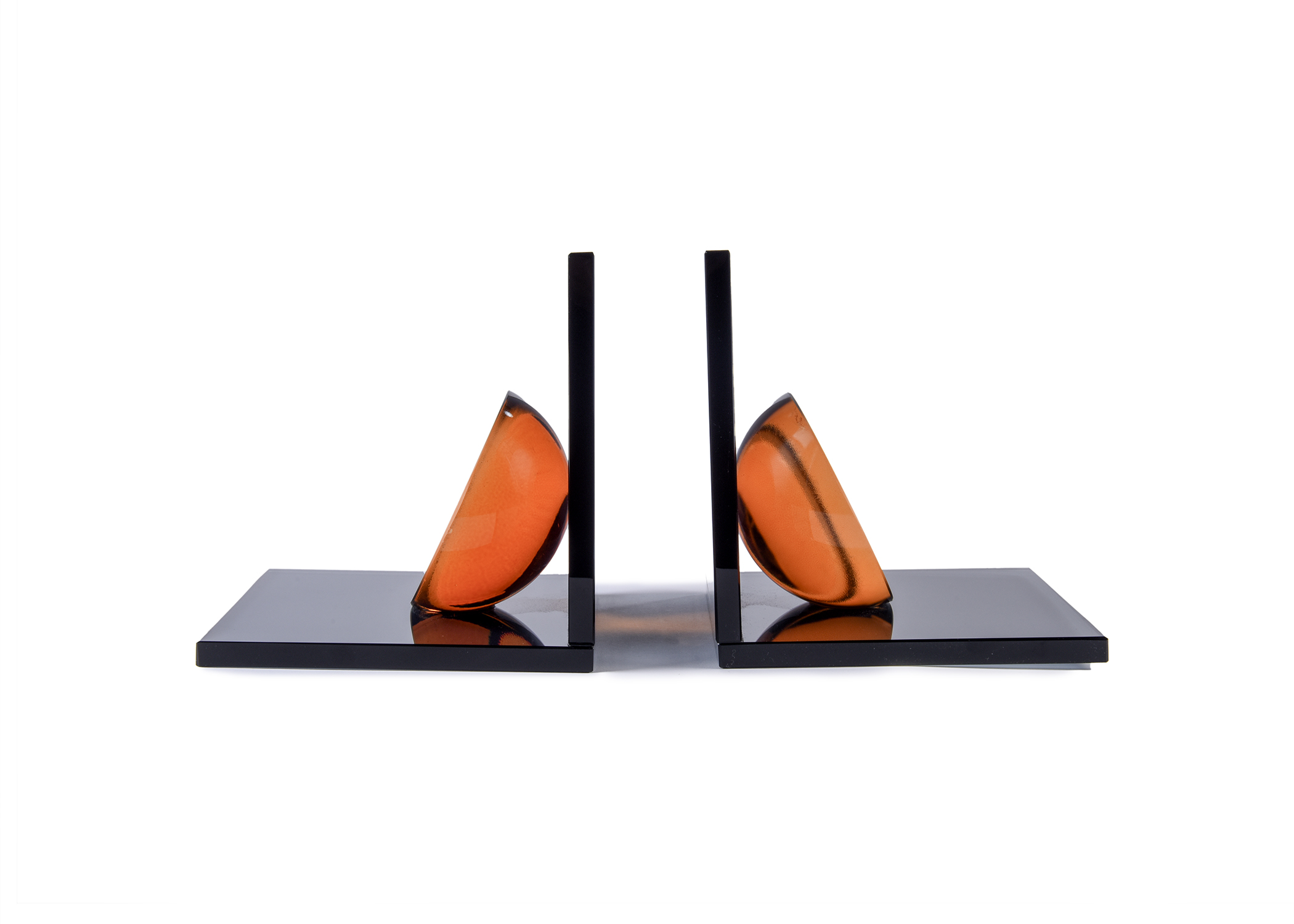 Crystal Orange Book Holder Set – 2 pieces