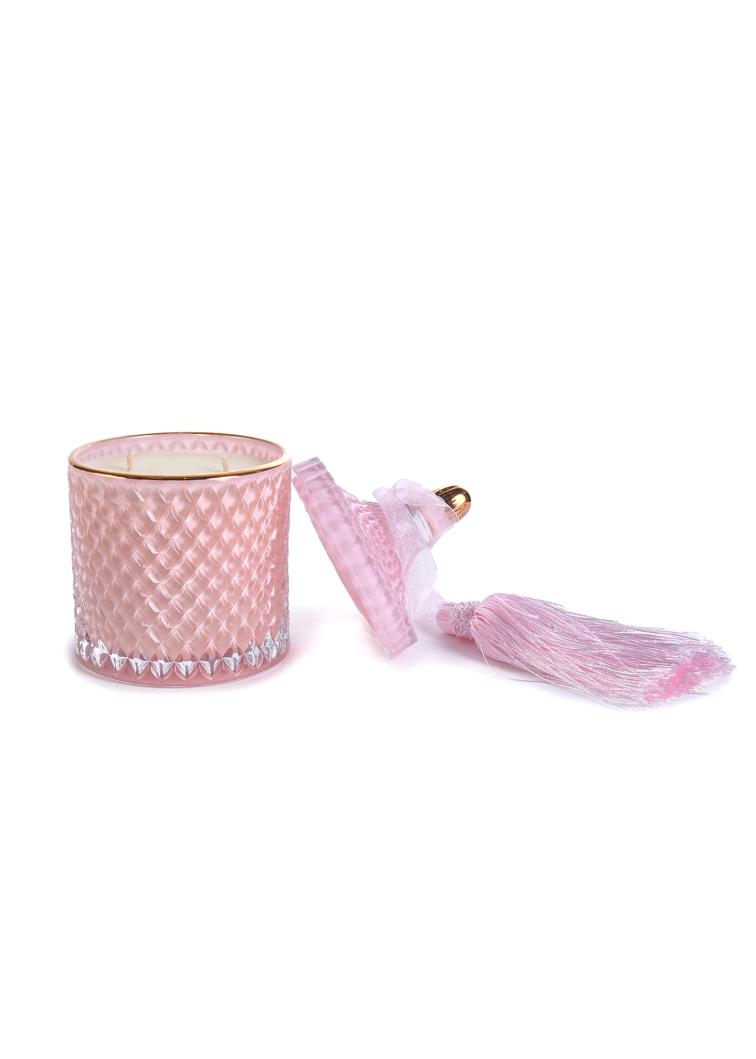 Pink Grand Art Deco Candle