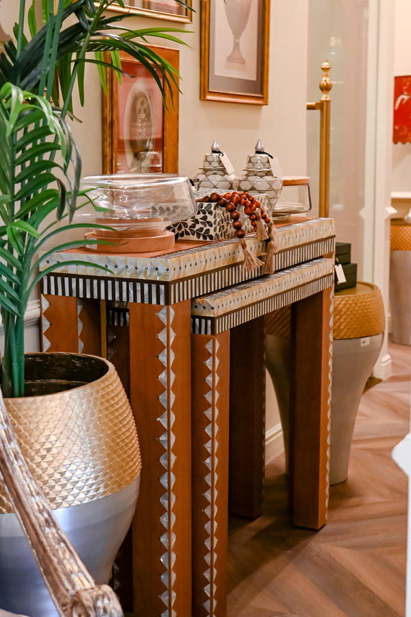 Seashells and Wood Consoles Large